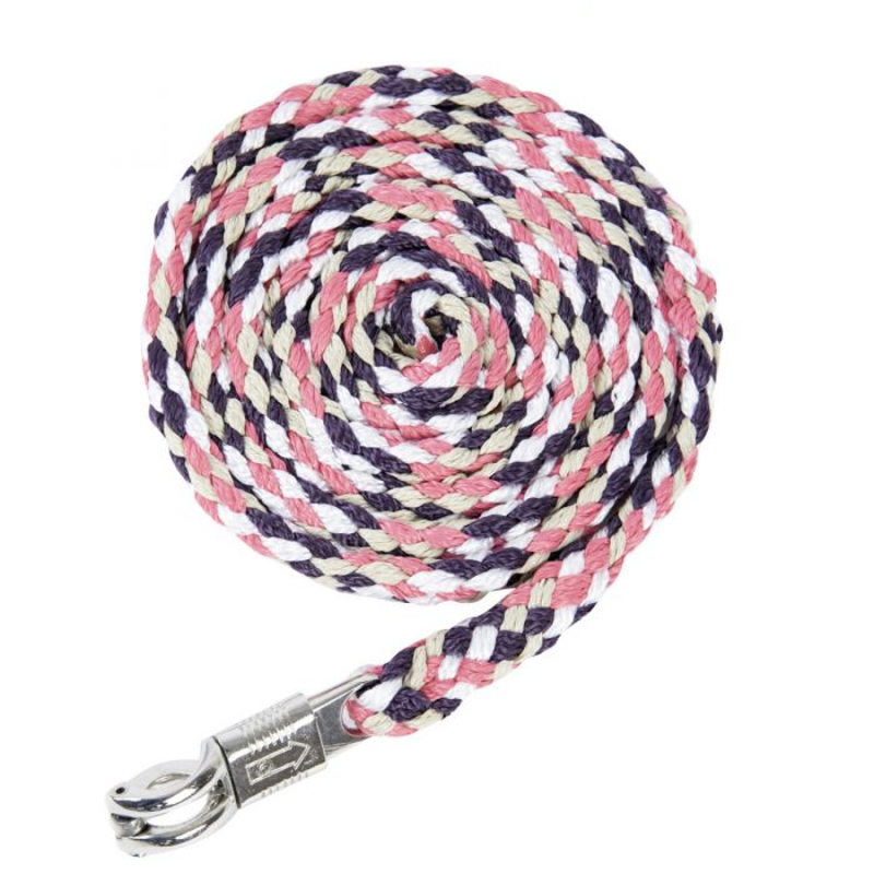 Schockemohle Panic Style Leadrope - Mauve/Oxi Fire